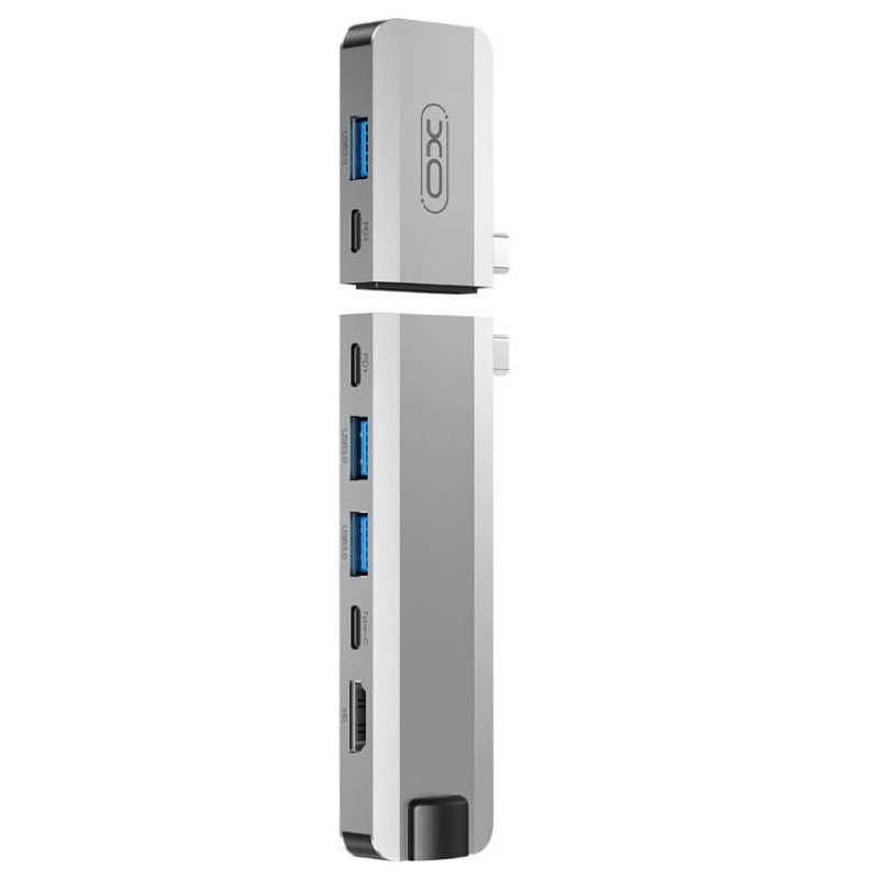 Hub USB-C 9-en-1 XO : Dual HDMI 4K, RJ45 & PD 100W