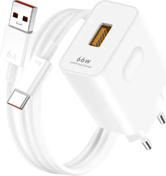 Chargeur Secteur Honor 66W avec Câble USB-C
