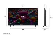 Smart TV LG UHD AI UA85 4K 50 Pouces HDR10 Pro webOS25 AI Magic Remote