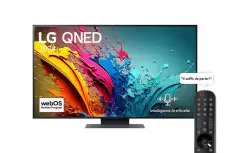 Smart TV LG QNED86 55 Pouces 4K AI HDR10 webOS24 Magic Remote
