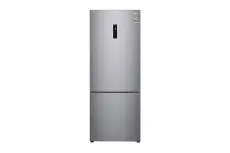 Réfrigérateur LG Combiné 451L Congélateur Bas Smart Inverter Argent Platine