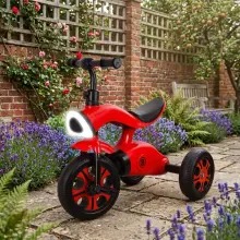Tricycle /Enfants Vélo pour 2-6 Ans Rouge et noir