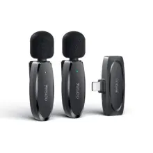 Double Micro Cravate Sans Fil Yesido KR14 2.4GHz IA