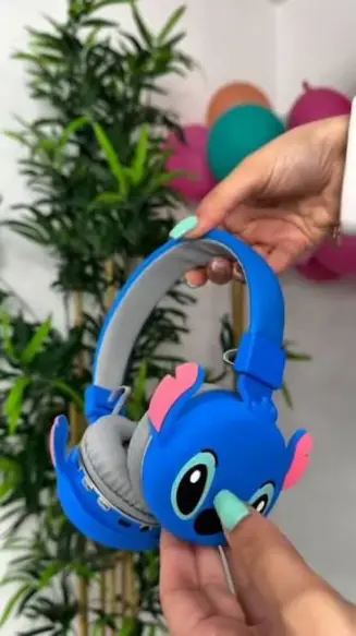 Casque Audio Sans Fil W35 - Design 3D "Interesting Stitch"