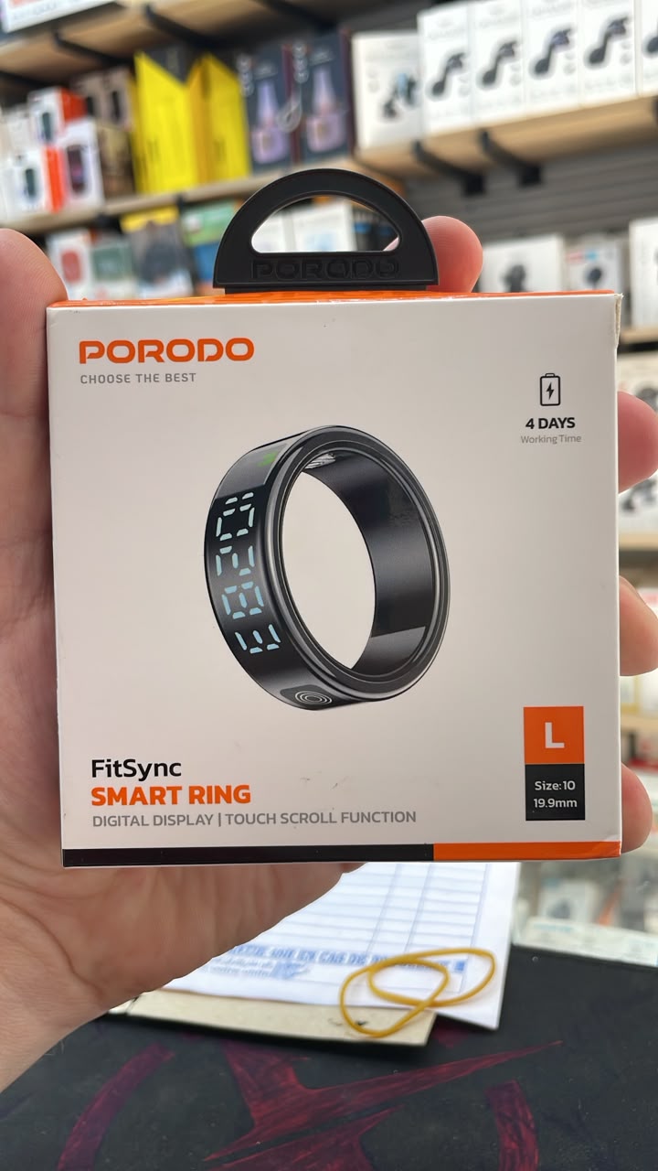 Bague Connectée Porodo FitSync Smart Ring