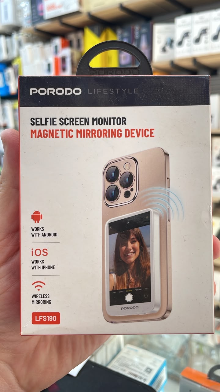 Écran Selfie Magnétique Porodo LFS190 Mirroring