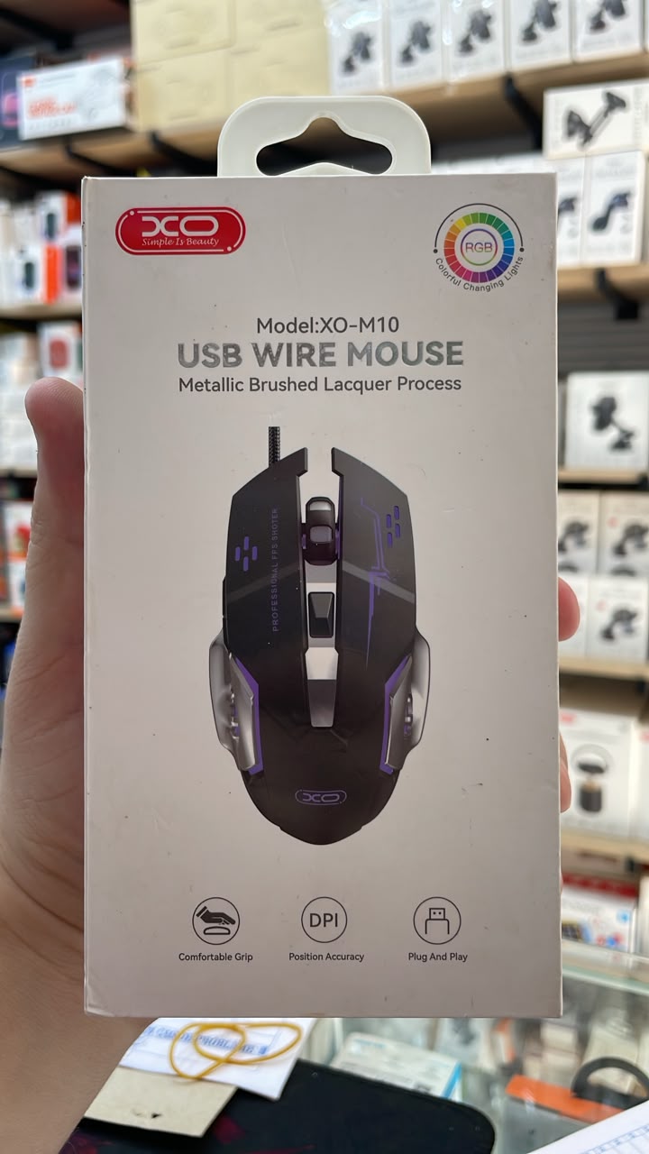Souris Gamer Filaire XO M10 USB RGB