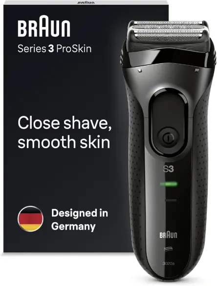 Braub Rasoir Barbe Homme Series 3 Pro Skin 3020s Etanche