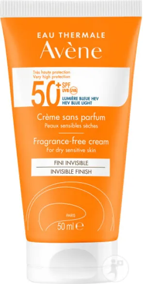 Avène Crème Solaire SPF 50+ Finition Invisible 50ml