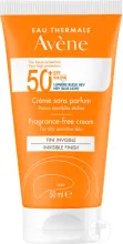 Avène Crème Solaire SPF 50+ Finition Invisible 50ml