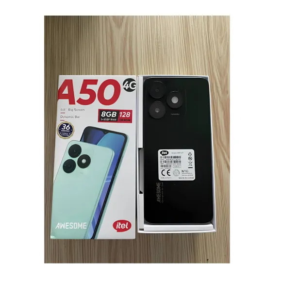 Smartphone Itel A50 128Go 8Go RAM Ecran 6,6 5000mAh