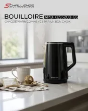 Bouilloire AMB-KES5203-GS 1.5L Double Paroi 2200W