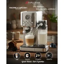 Machine à Café AMB-026CM 20 Bars Poudre & Capsule Lait