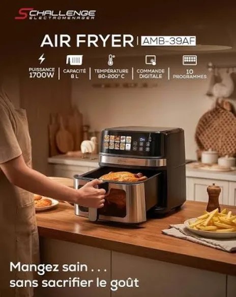 Airfryer AMB-35 AF 11L 1800W Fenêtre Visible Écran LED