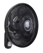 Ventilateur Mural 75W AMB-WA1802R Télécommande & Noir