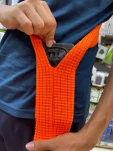 Mini Sac Smartphone en Maille Tricotée - Bandoulière Extensible