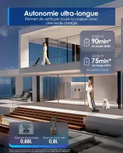 Tineco Floor One S9 Artist Steam Pro  HyperSteam à 160°C 90Mi