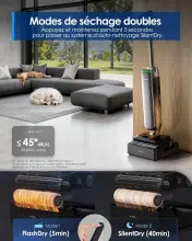 Tineco Floor One S9 Artist Steam Pro  HyperSteam à 160°C 90Mi