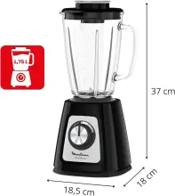 Moulinex blender mixeur 800w 1.75L LM439D10
