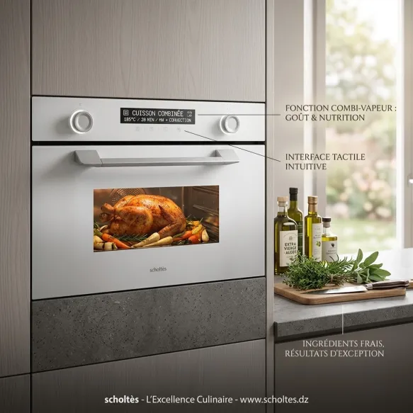 Scholtès SOMG1311W Micro-Ondes Encastrable Combiné