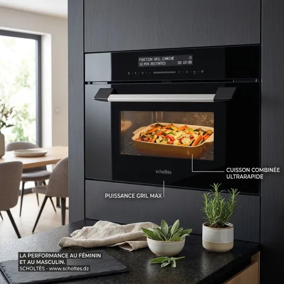 Scholtès SOMG1312B Micro-Ondes Encastrable Combiné