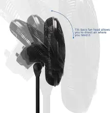 Sonashi Ventilateur sur pied 16 pouces SF-8027SR