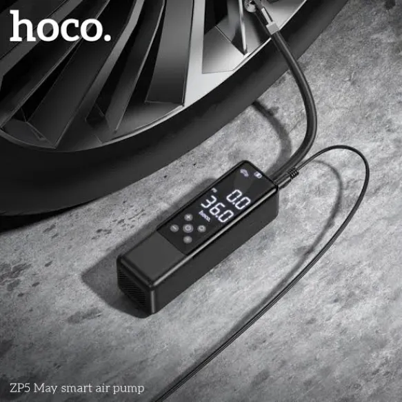 Smart Air Pump portable Hoco ZP5 ecran LED 35 bar