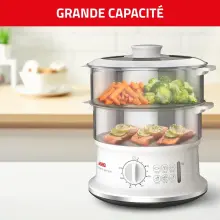 Seb Cuiseur Vapeur Capacité bol 6 L VC145100