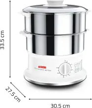 Seb Cuiseur Vapeur Capacité bol 6 L VC145100