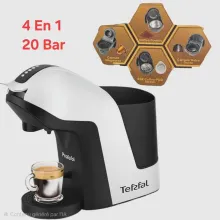 Machine à café multi-capsules ProTefal EM-308 4-en-1 1400W