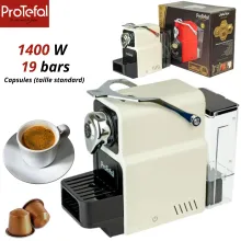 Protefol Machine à café Capsul Blanc 1400W EM-101C