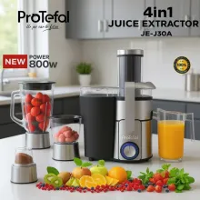 Centrefigeuse Multifonction 5En1 800W Avec 2Vitesses E fonction Pulse ProTefol JE-J30A