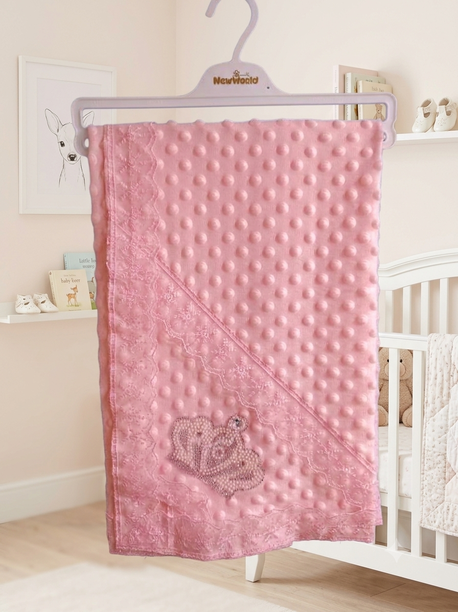 Drap bébé brodé