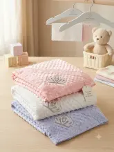 Drap bébé brodé