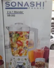SONASHI BLENDER EN PLASTIQUE 1.5L 400 W AVEC TASSE INCASSABLE SB-202