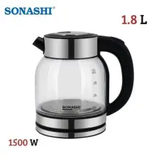 SONASHI BOUILLOIRE EN INOX 1.8L et 1500 W1.8 SKT-1819