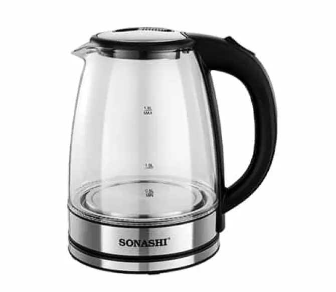 SONASHI BOUILLOIRE EN VERRE 1.8L et 1500W 1.8 SKT-1809