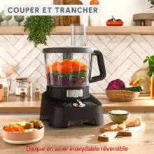 Moulinex Double Force, Robot multifonction, 1000 W, 28 fonctions FP821811