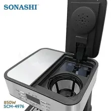 SONASHI COFFEE MAKER pour la préparation du café expresso15 bars et café filtre jusqu'à10 tasses  SCM-4976