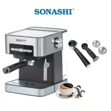 SONASHI COFFEE MAKER 3 en1( les capsules Nespresso, Dolce Gusto et le café moulu) et 19 bars SCM-4986