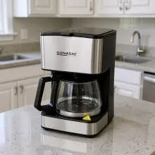 SONASHI COFFEE MAKER  0.8L et une verseuse en verre  SCM-4987