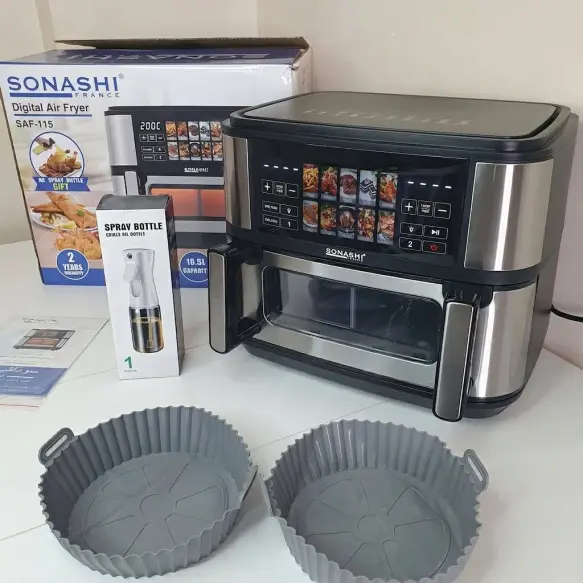 Sonashi friteuse a air numerique 10.5L SAF-115