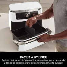 Friteuse sans huile Ninja10.4l  Foodi Flex AF500EUwh blanc