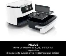 Friteuse sans huile Ninja10.4l  Foodi Flex AF500EUwh blanc