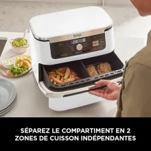 Friteuse sans huile Ninja10.4l  Foodi Flex AF500EUwh blanc