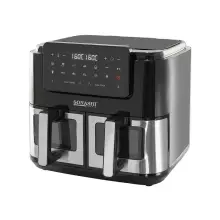 Sonashi friteuse a air numerique deux poelles 5+5L saf-105
