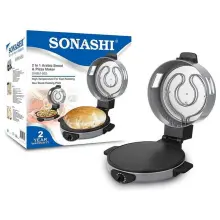Sonashi pizza et pain maker 2en1 sabm-863