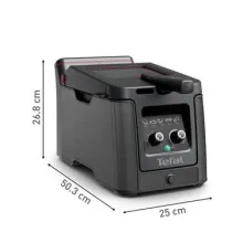 Friteuse Clear Duo, 3,5 L, Moins de fumée et d'odeurs, Hublot anti-buée XL FR600810