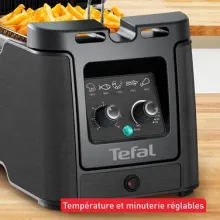 Friteuse Clear Duo, 3,5 L, Moins de fumée et d'odeurs, Hublot anti-buée XL FR600810