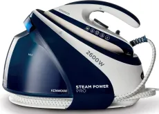 Central vapeur – KENWOOD original 2600W 7BAR – 1.8L Blanc/blue SSP70